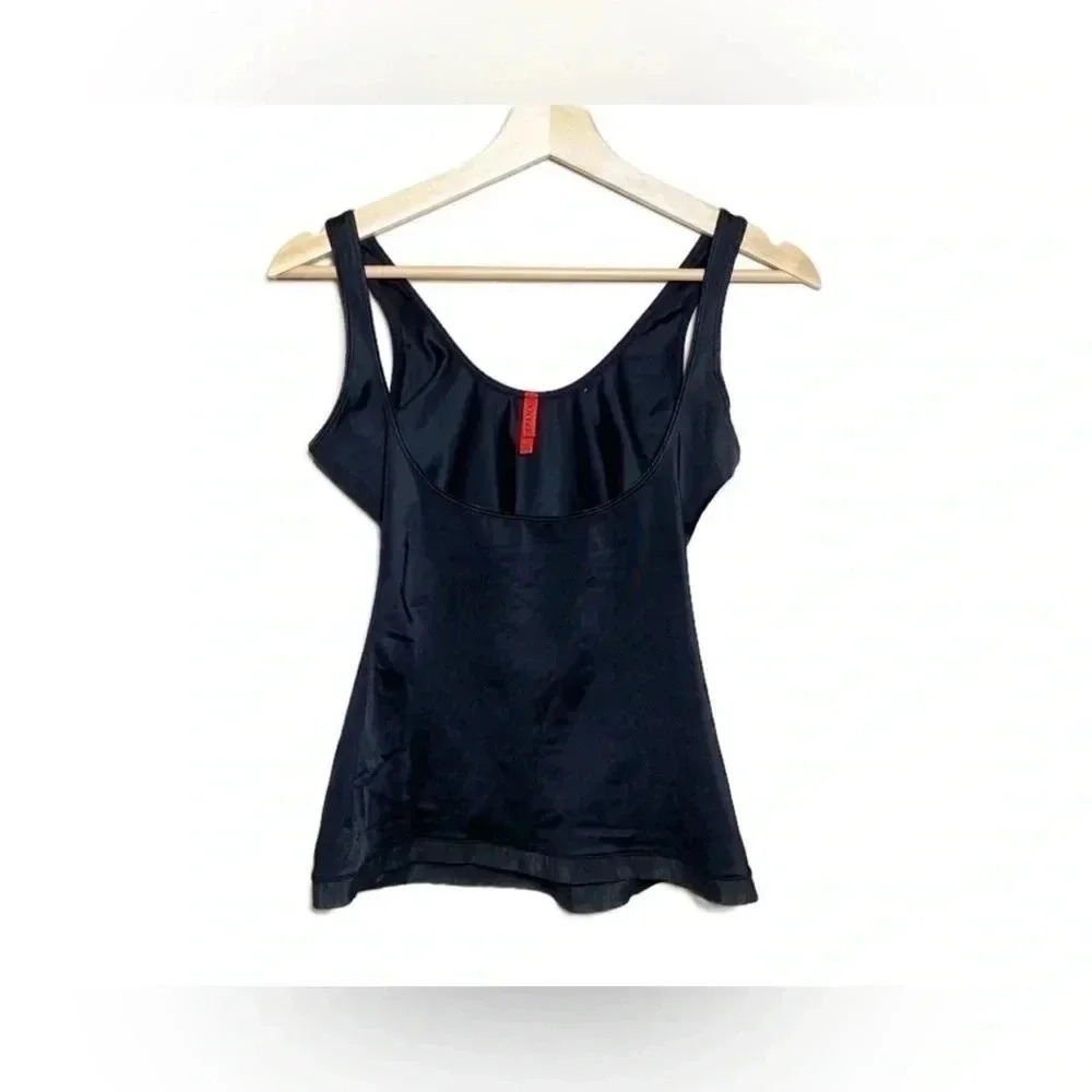 SPANX Shape Wear Scoop Neck Tank Top Black Large